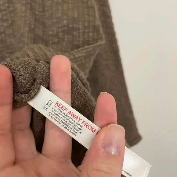 Free People Beach Reign Textured Knit Blazer in Brown *Multiple Sizes Available* - Picture 4 of 7